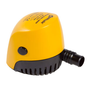 Yellow Whale pump for boats and caravans.