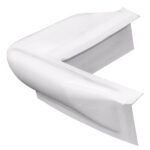 White corner protector for furniture edges