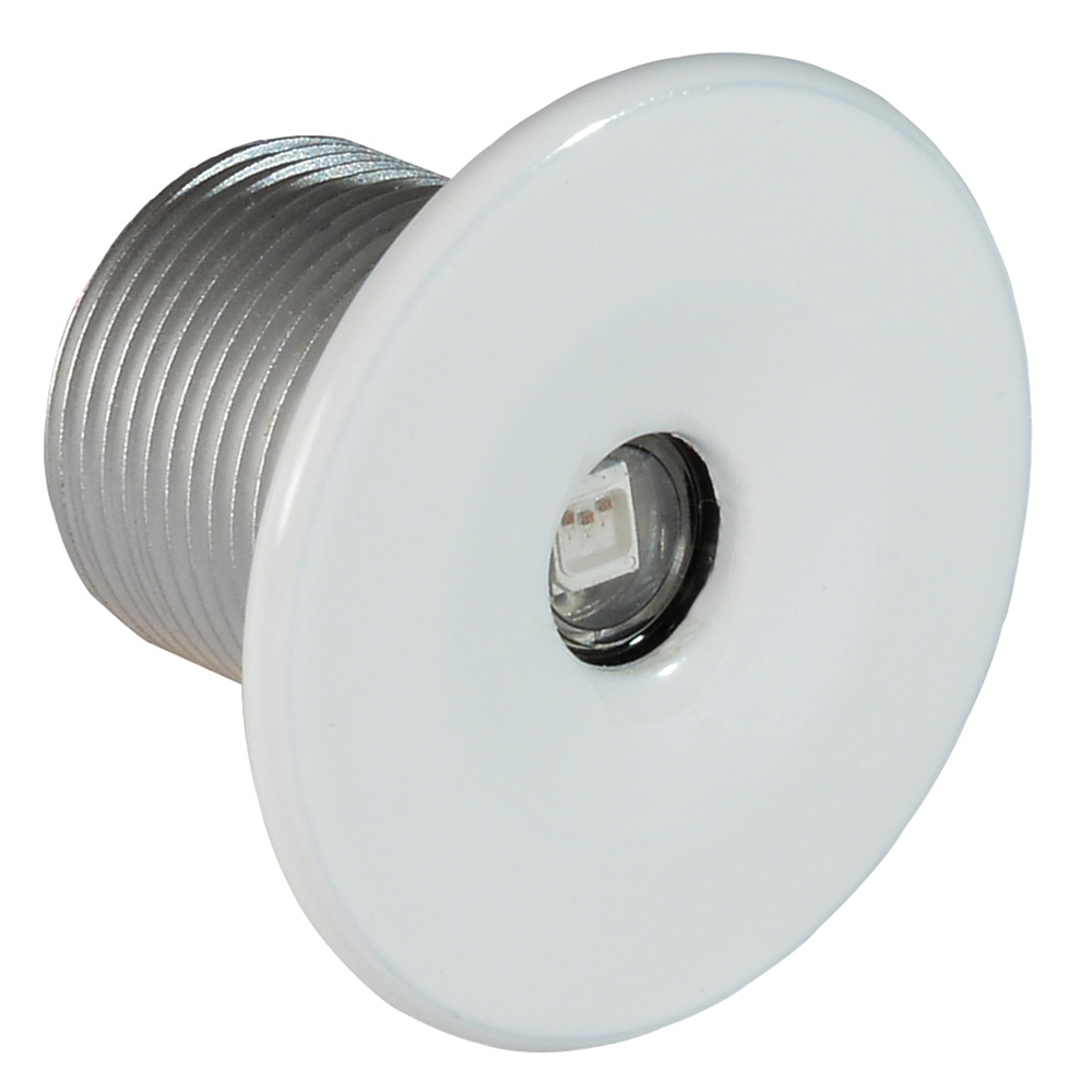 Round pool light fixture with white cover
