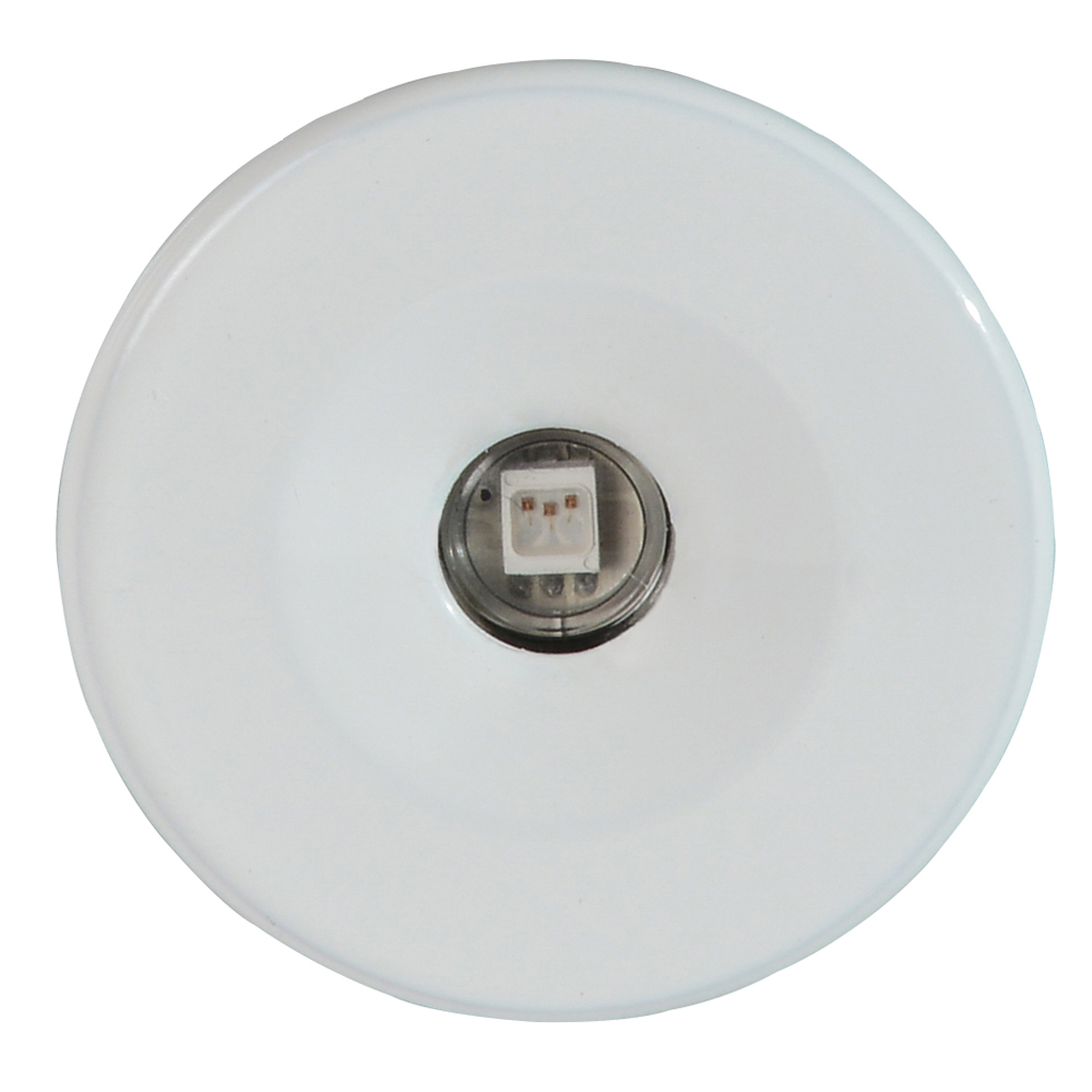 Round white ceiling LED light fixture