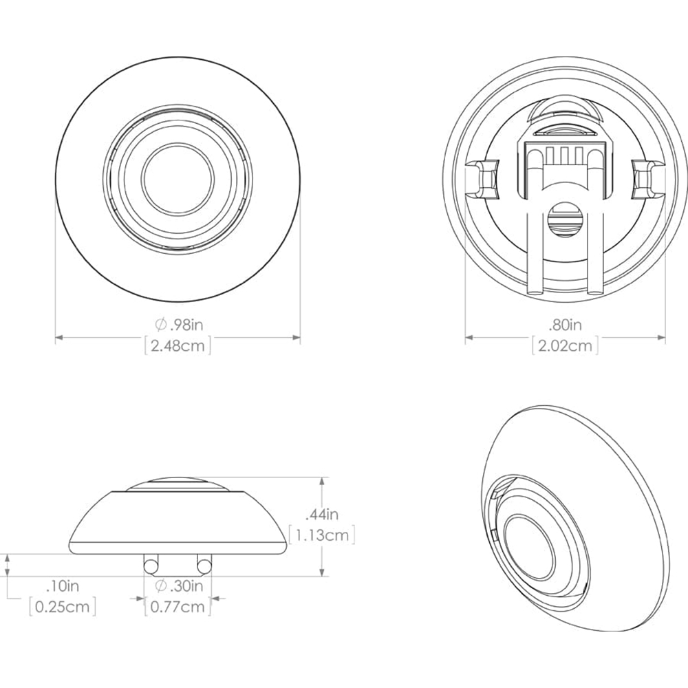 Technical drawing of circular metal component with dimensions.