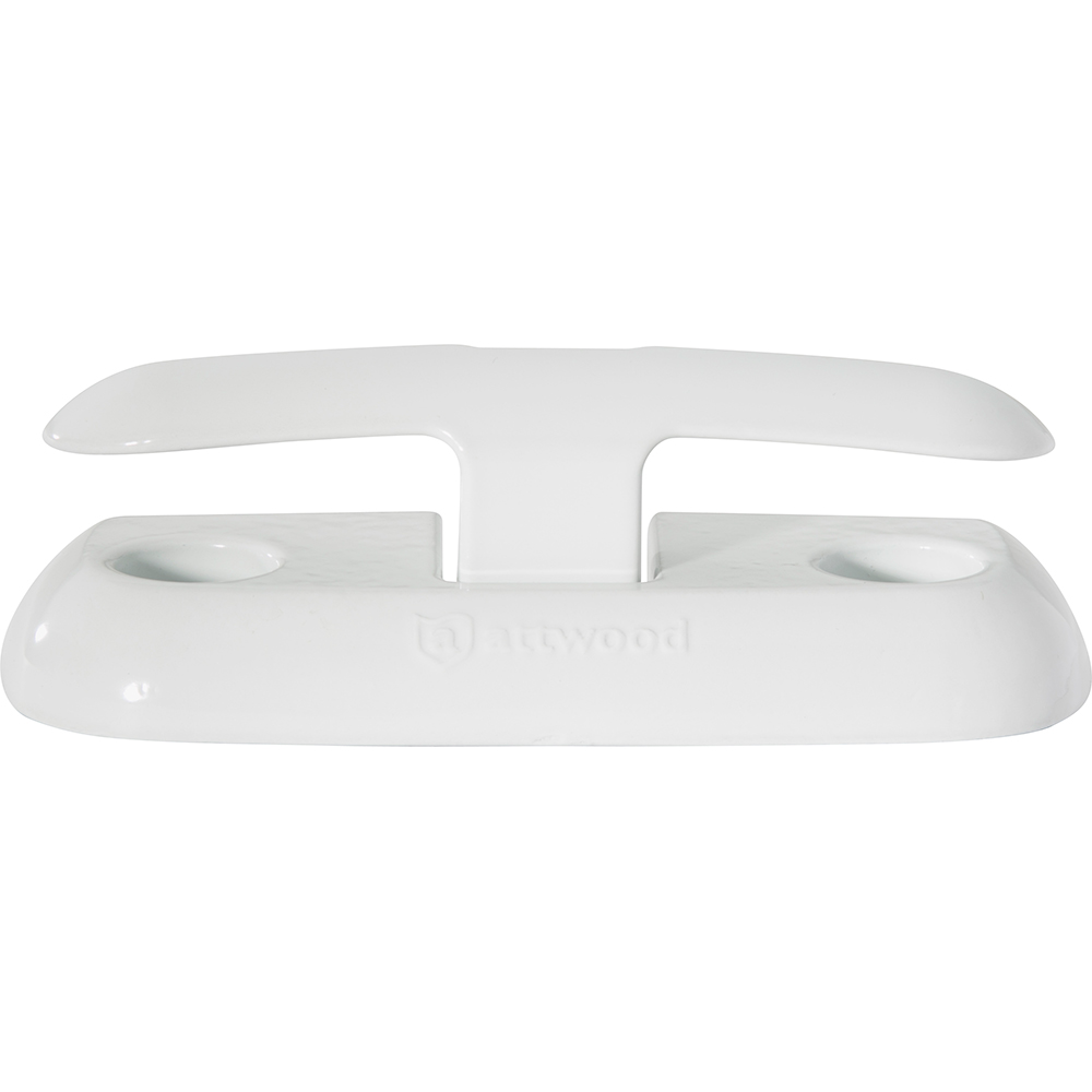 White folding boat cleat, marine hardware accessory.