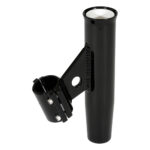 Black fishing rod holder bracket