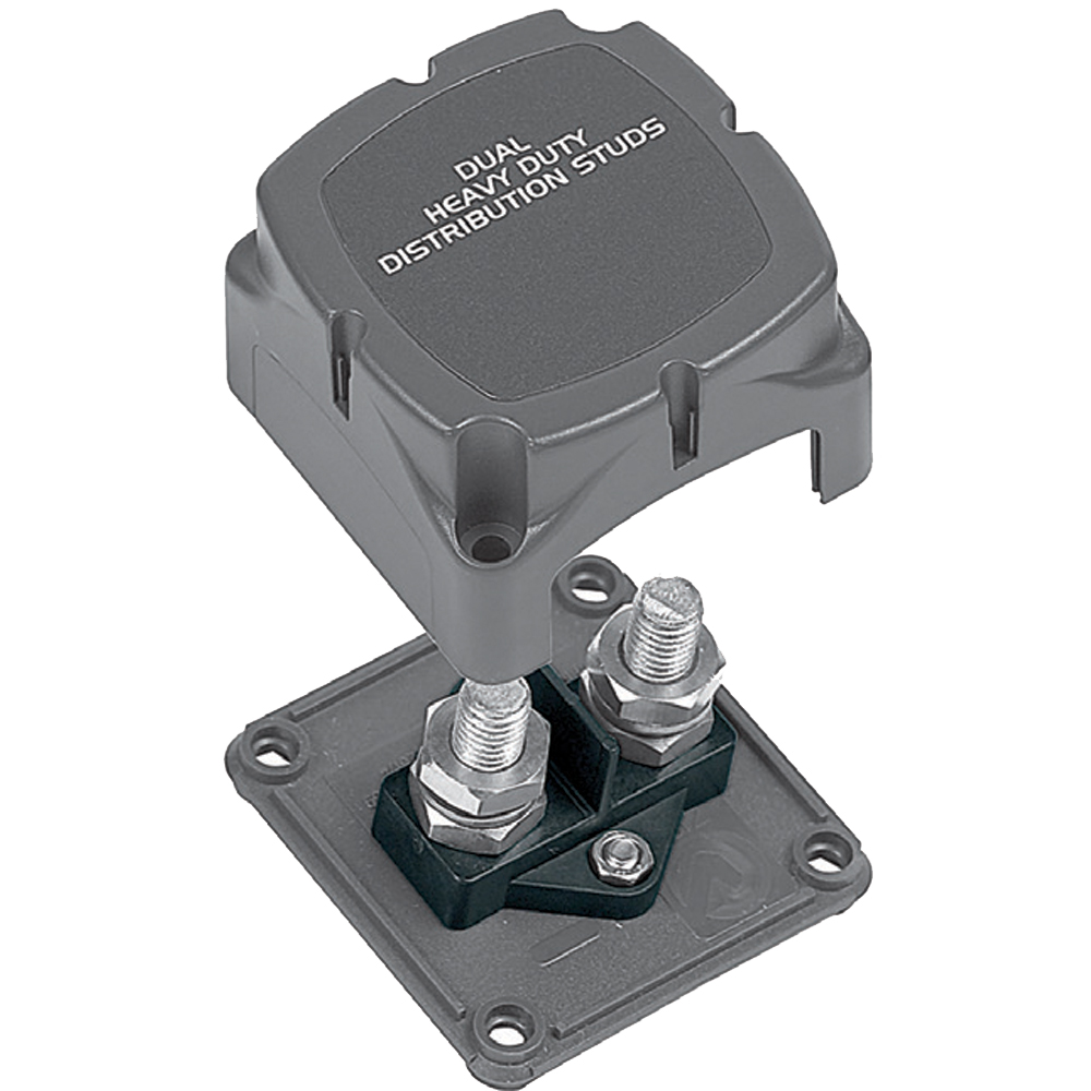 Dual heavy-duty distribution studs with cover