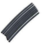 Black rubber tubing wires angled diagonally