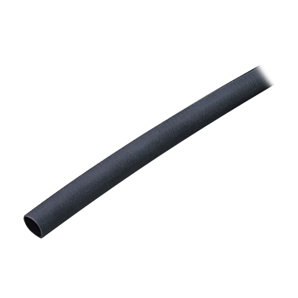 Black rubber hose on white background