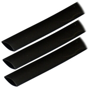 Black heat shrink tubing set
