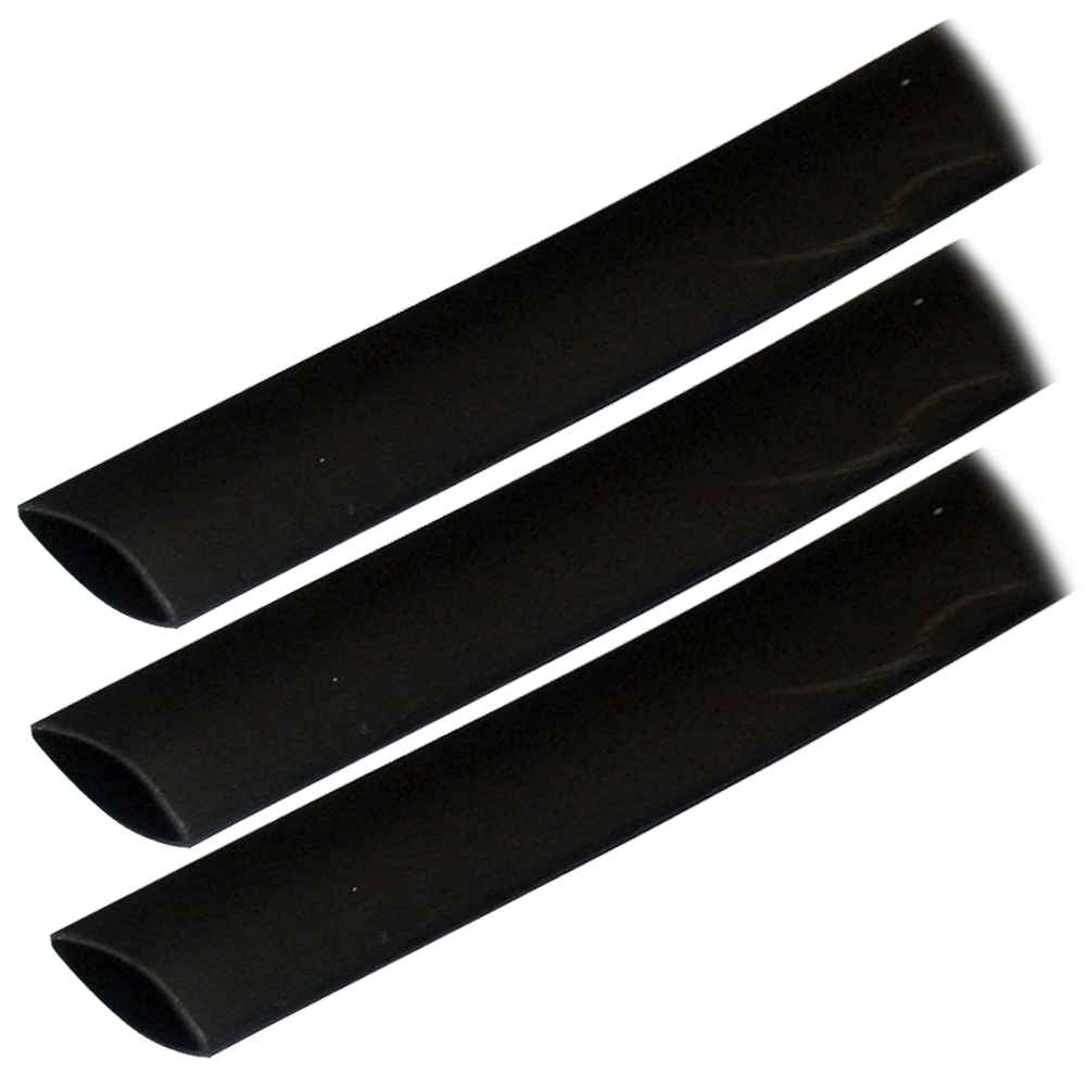Black heat shrink tubing set