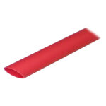 Red insulated heat shrink tubing