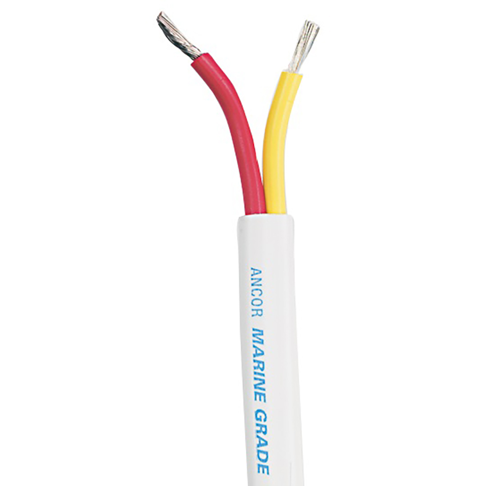 Marine grade electrical wires, red and yellow