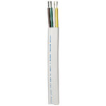 Marine-grade electrical wire with four colored conductors.