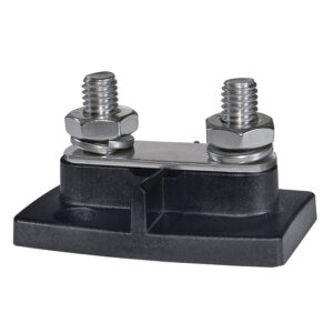 Electrical circuit breaker component on white background.