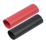 Red and black heat shrink tubes for wiring