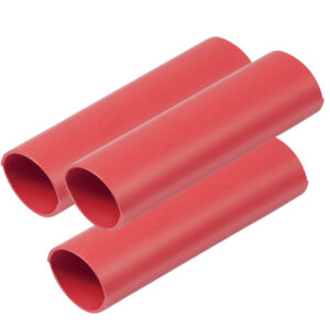 Red polyolefin heat shrink tubes