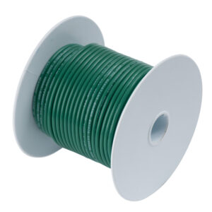 Green wire spool for electrical use