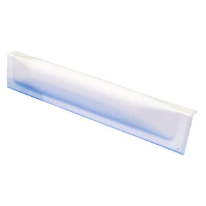 White oblong inflatable packaging pillow.