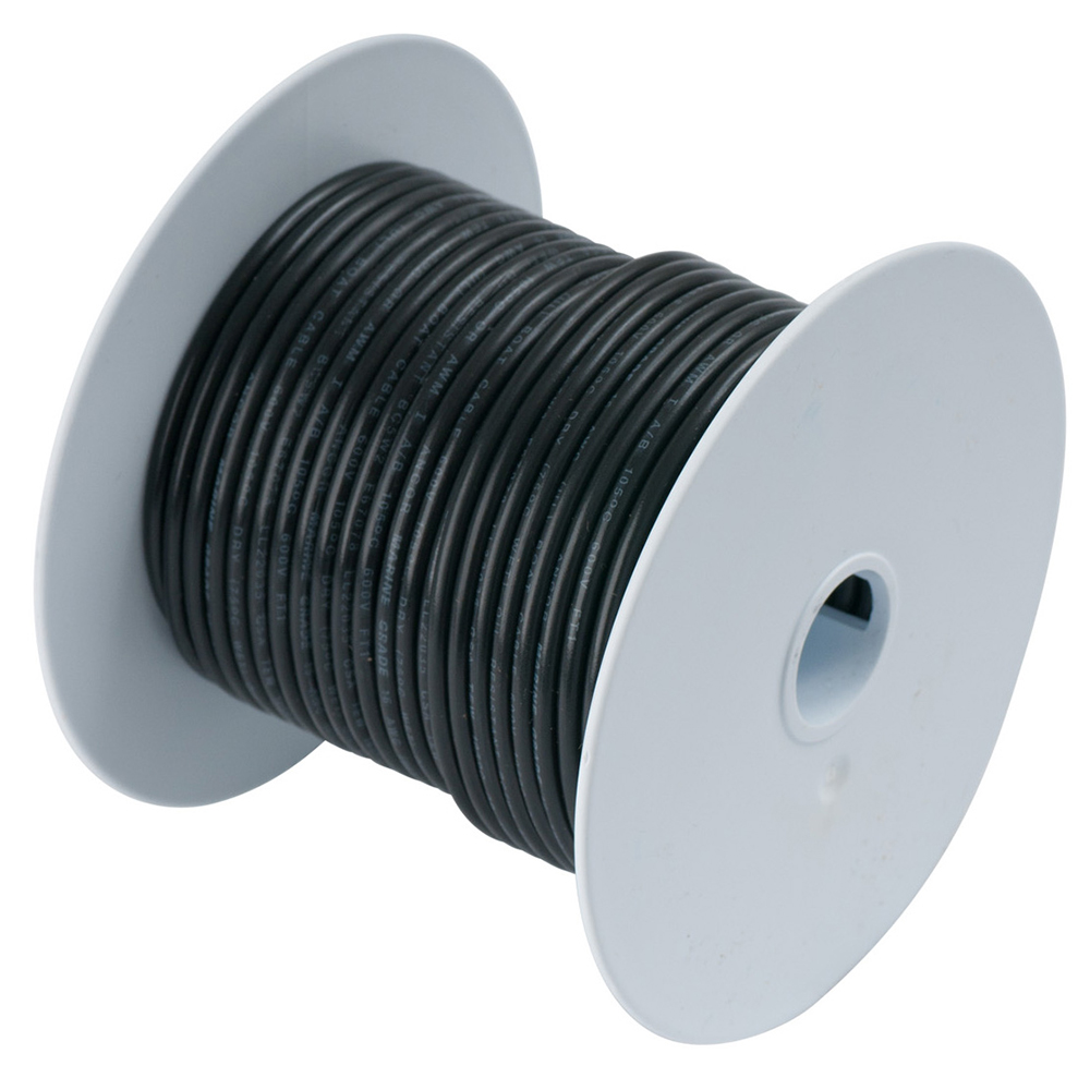 Black wire spool for electrical use