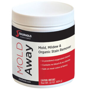 Shurhold mold and mildew stain remover container.