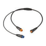 Three-way Y-split electrical cable connectors