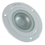 White LED boat light, round design