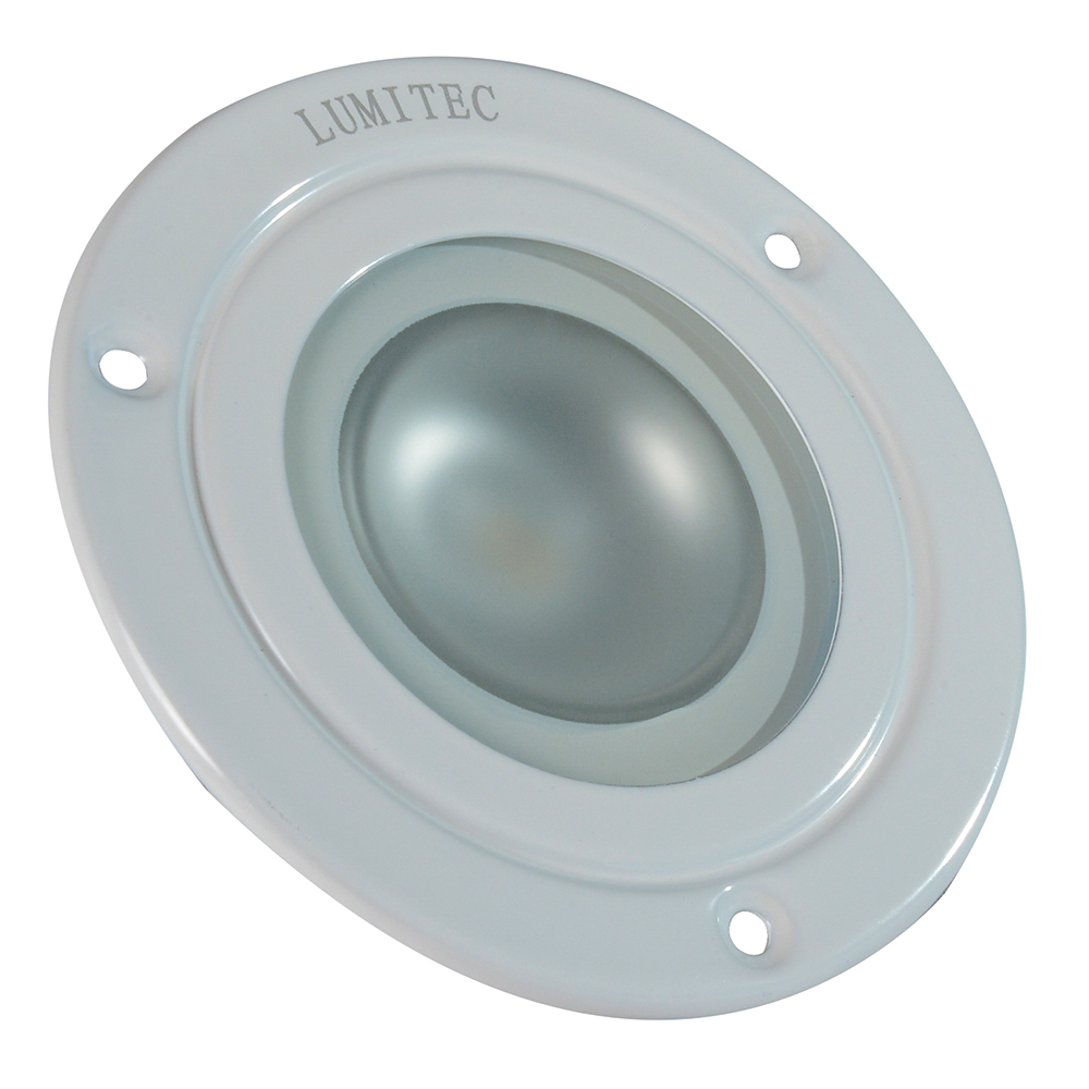 White LED boat light, round design