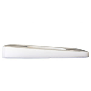 Side view of a white foot wedge.