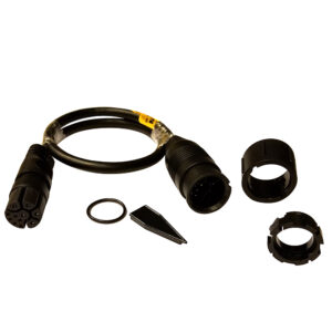 Electrical cable with connectors and components.
