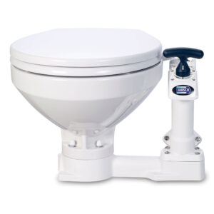 Jabsco manual marine toilet with pump handle
