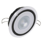 Round LED recessed ceiling light fixture