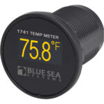Digital temperature gauge, 75.8°F displayed.