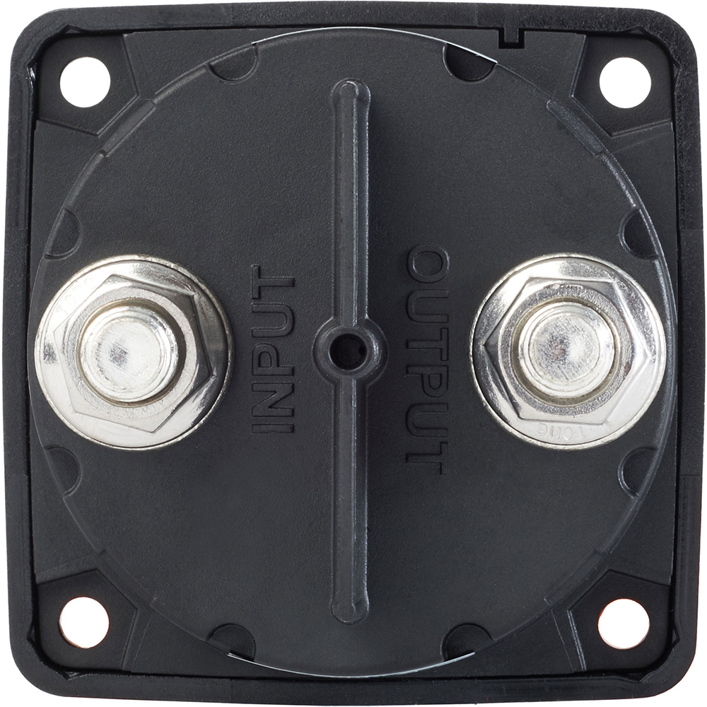 Close-up of input-output electrical connector.