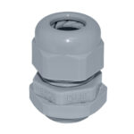 Gray Heyco PG 16 cable gland connector