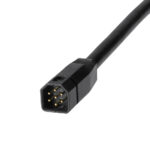 Black IEC 320 C19 power cable connector