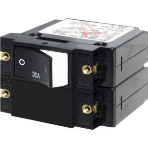 Double pole 30A miniature circuit breaker switch