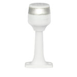 White LED navigation light on stand