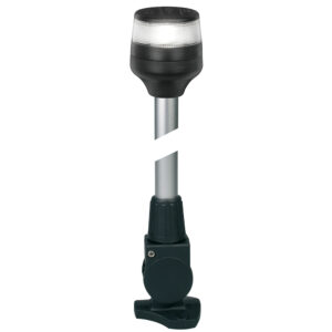 LED navigation pole light for boats