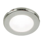 Modern chrome LED ceiling light fixture