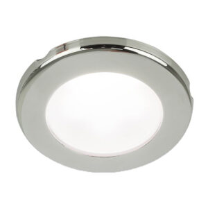 Modern chrome LED ceiling light fixture