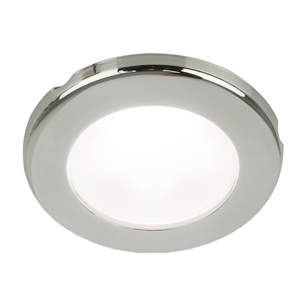 Modern chrome LED ceiling light fixture