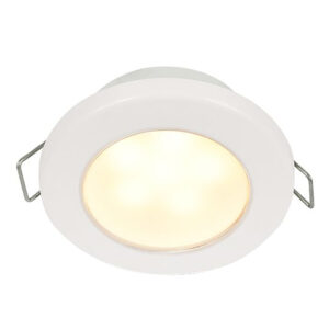 Round LED recessed ceiling light fixture