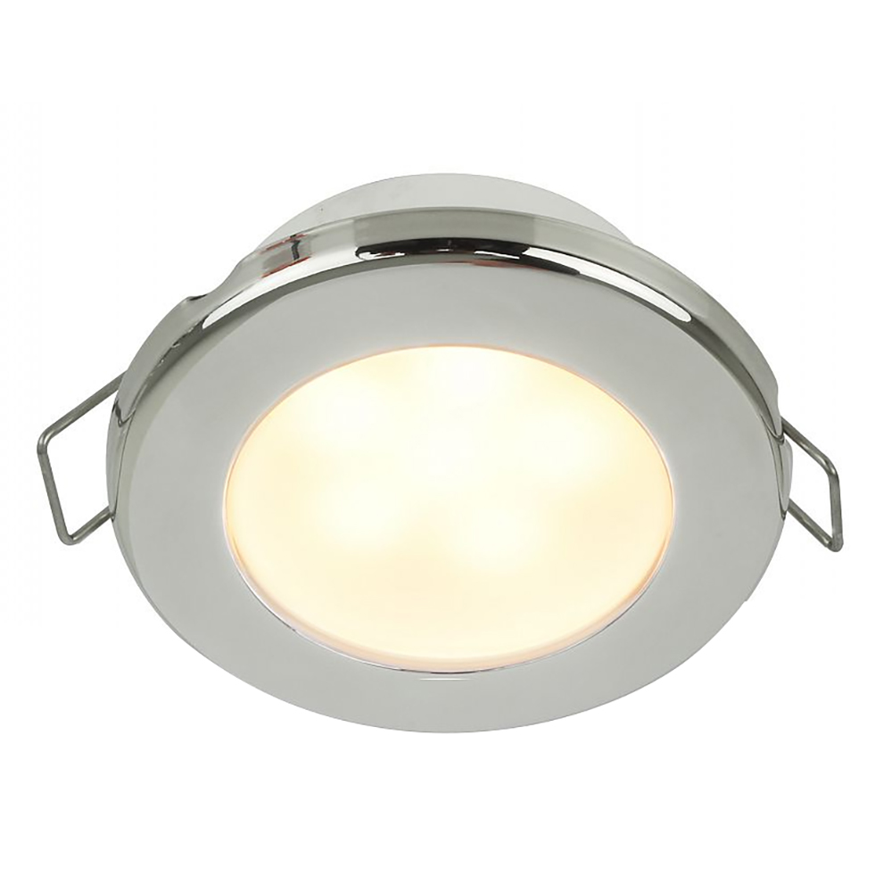 Modern silver recessed ceiling light fixture