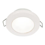 Recessed round ceiling light fixture.