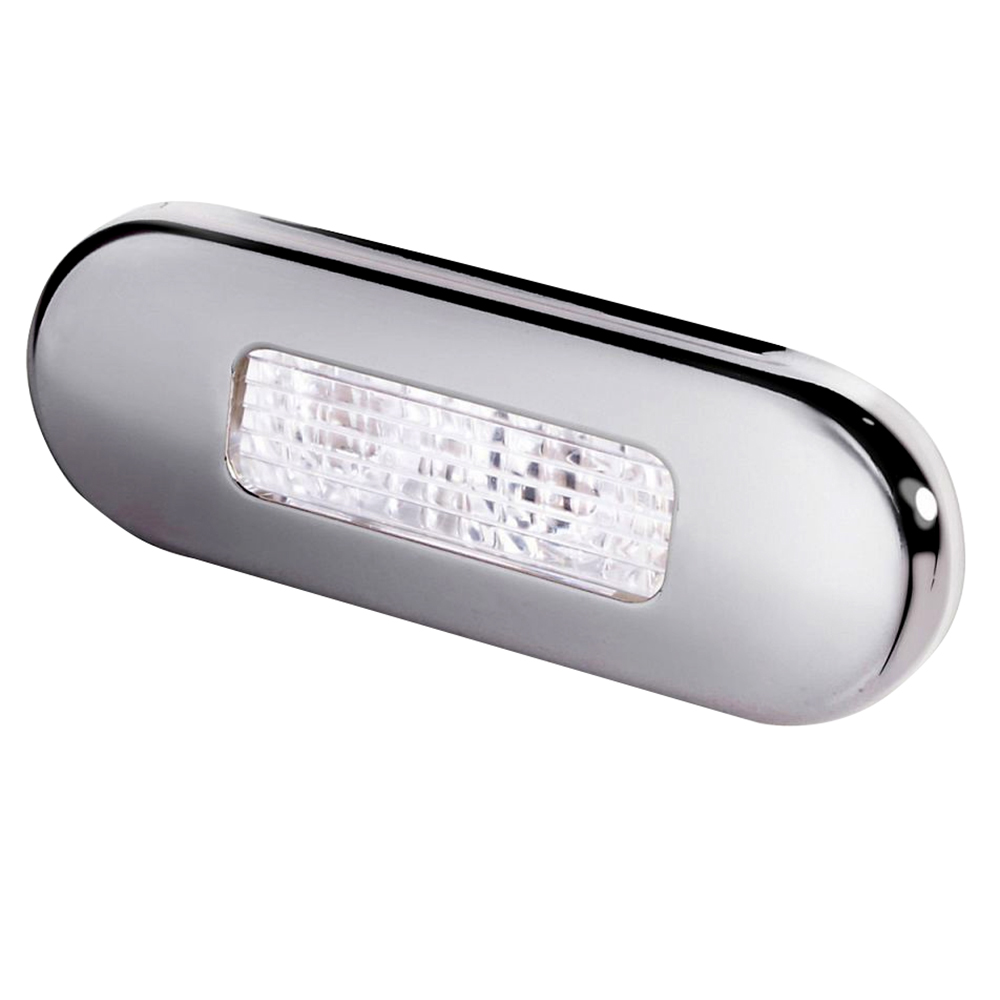 Chrome LED interior car dome light