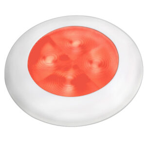 Red circular LED signal light