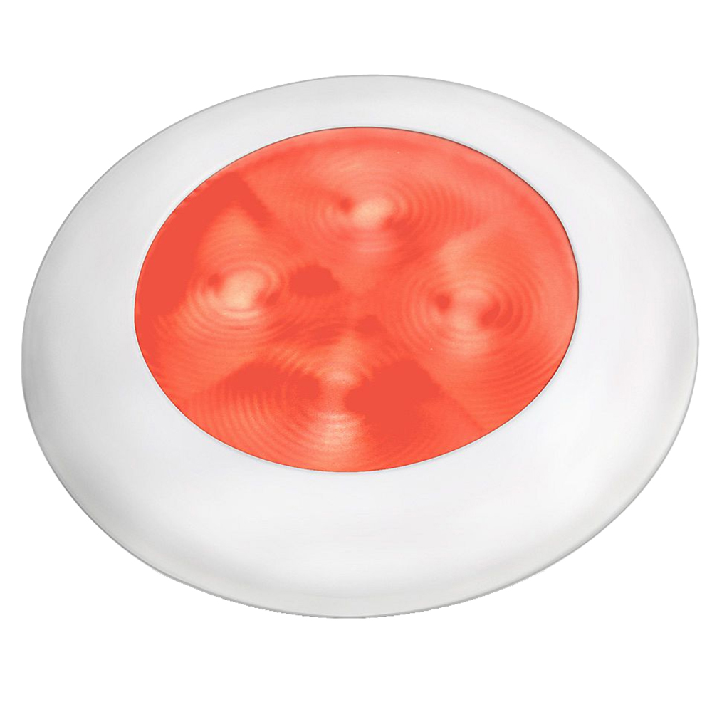 Red circular LED signal light