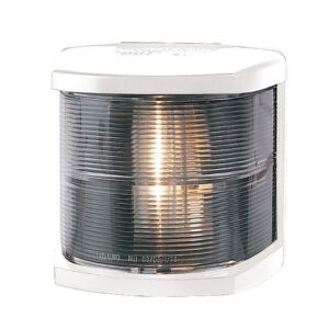 Marine navigational light with white housing