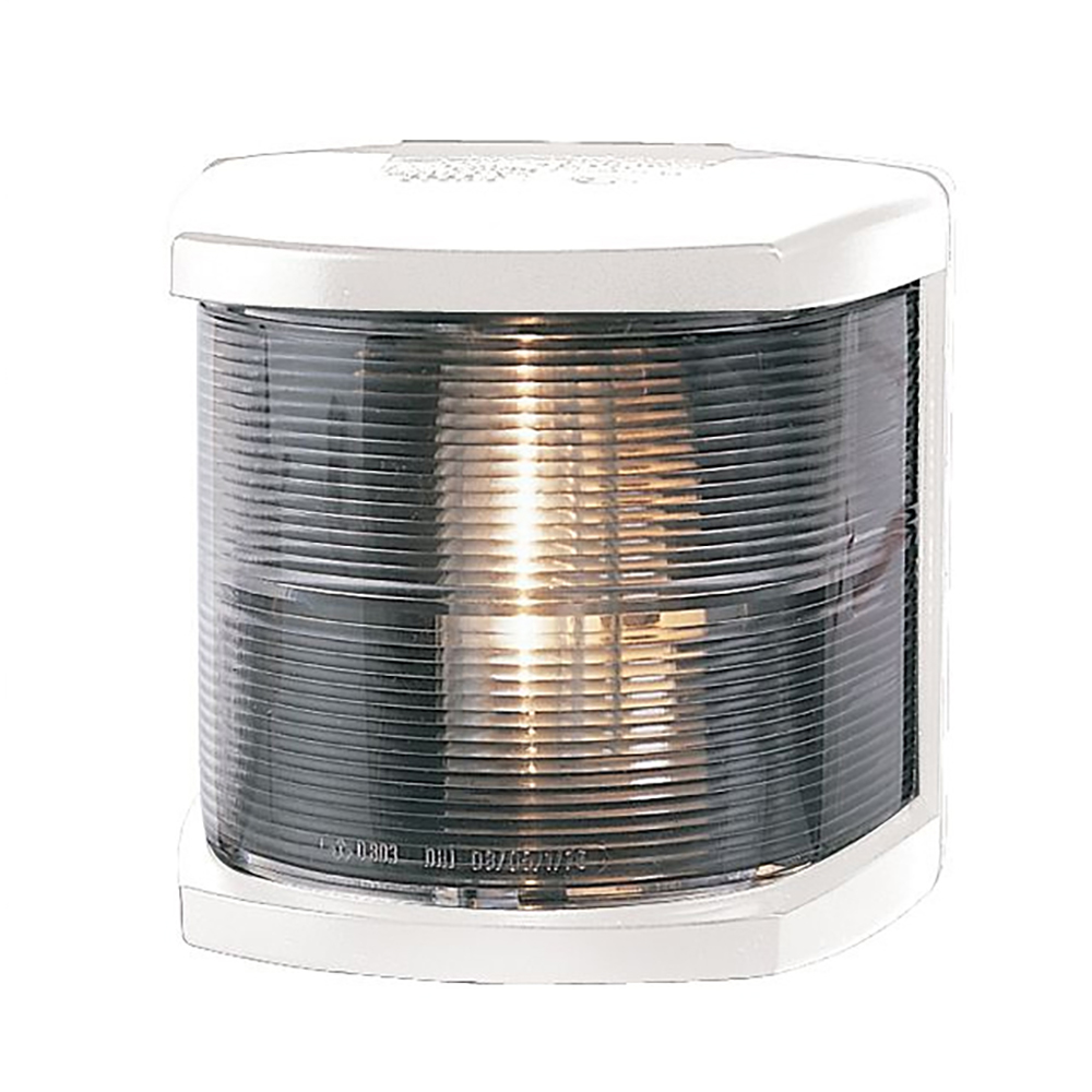 Marine navigational light with white housing