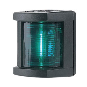 Green navigation light for boats or marine use.