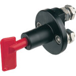Red handle battery disconnect switch