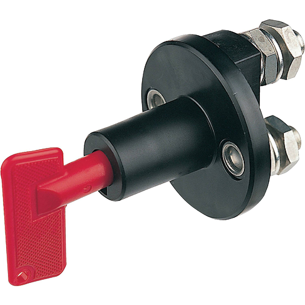 Red handle battery disconnect switch